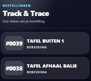 Track & Trace bestellingen