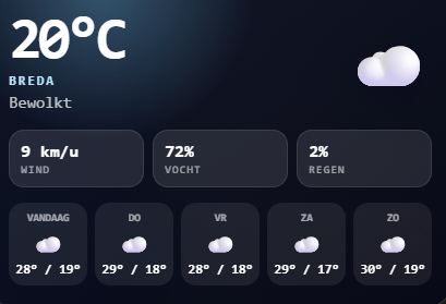 Weer-widget Premium